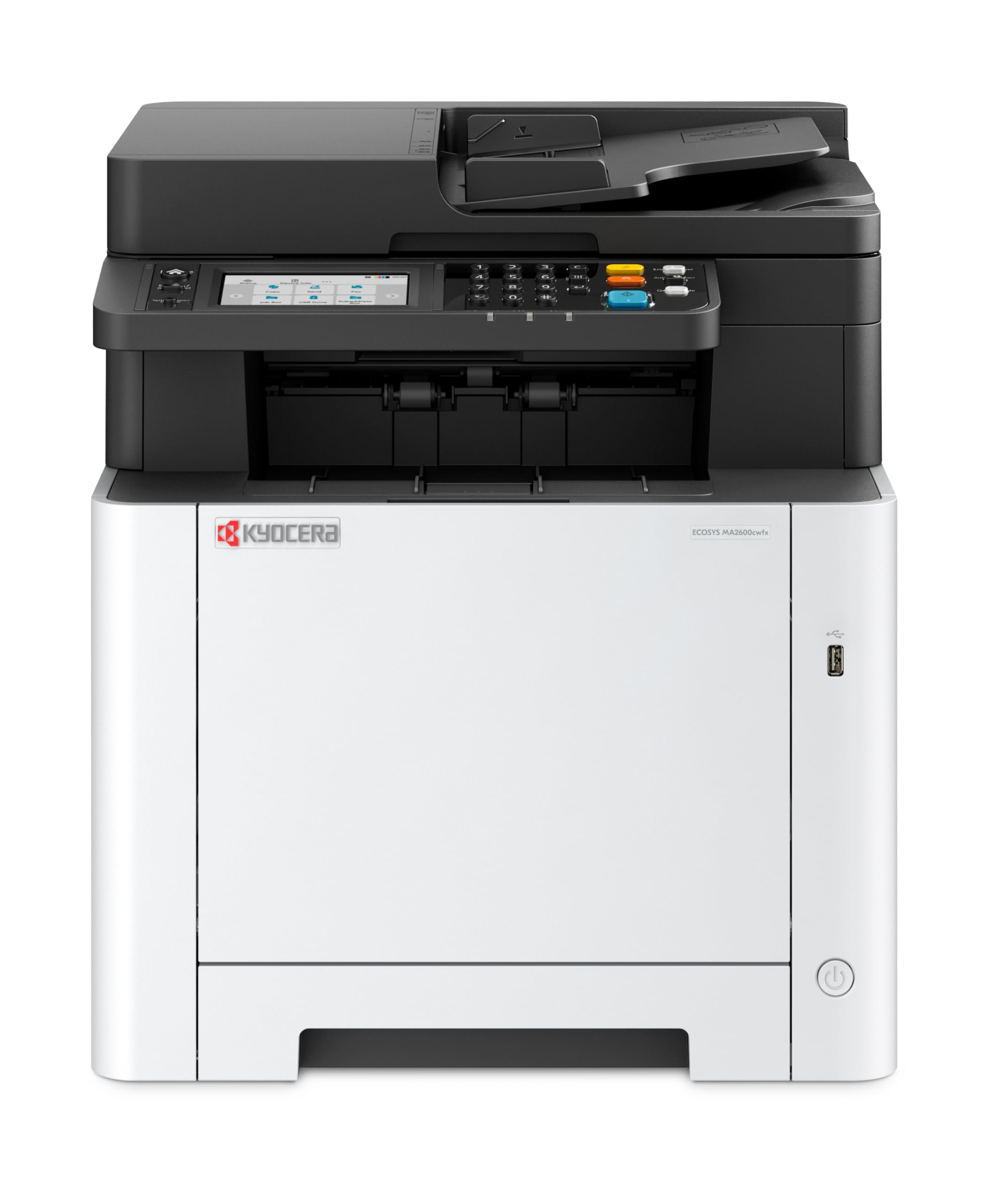 Kyocera Ecosys MA2600cwfx Farblaserdrucker Multifunktionsgerät WLAN: Drucker Scanner Kopierer, Faxgerät. Multifunktionsdrucker inkl. Mobile-Print-Funktion.