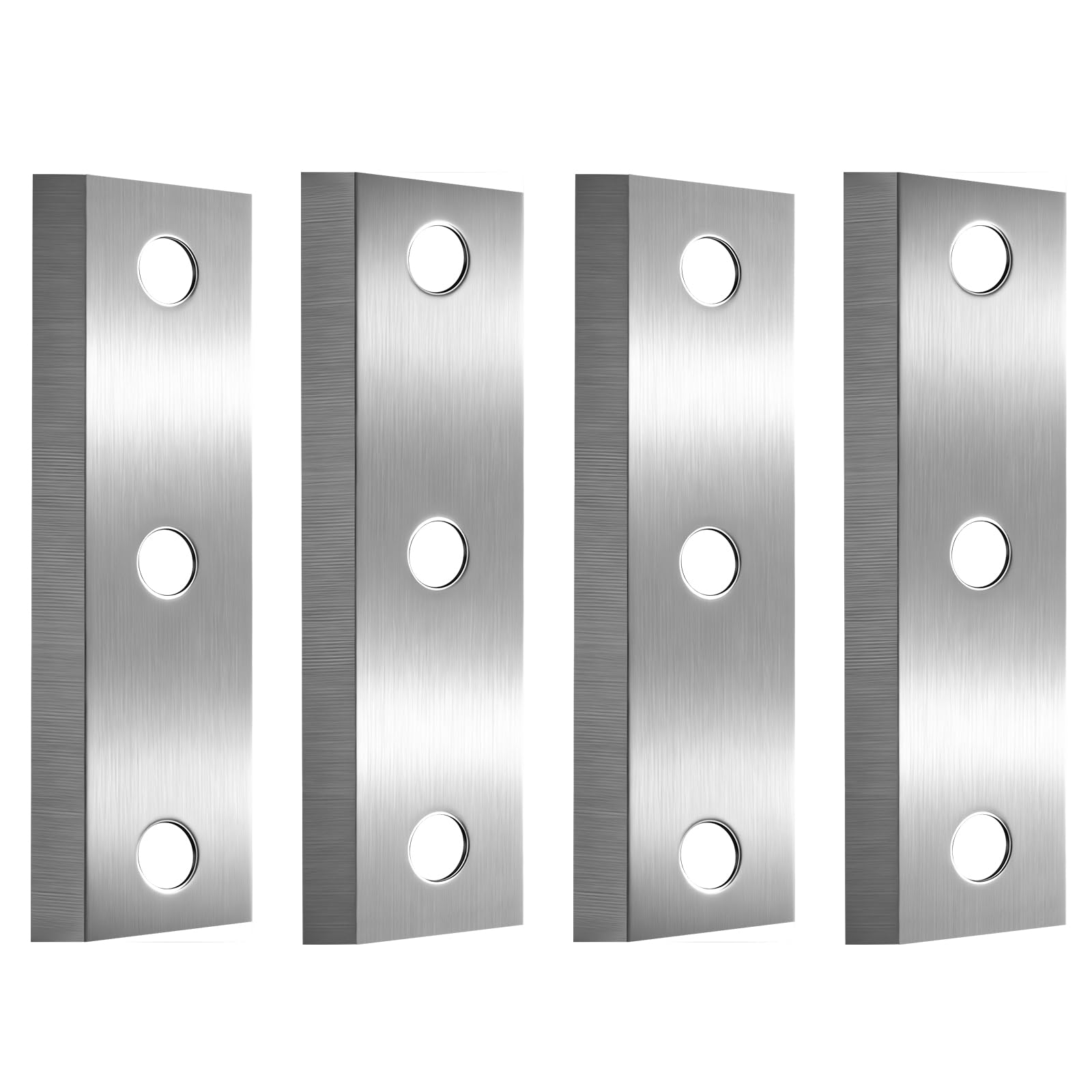 Paquete de 4 cuchillas de madera (10,5 cm de largo x 3,4 cm de ancho) para Landworks, Superhandy LCE12, Greatcircleusa GUO033 GUO035 GUO054, A30/B40 Series y EFCUT C30, C30 Mini, C30 Lite y