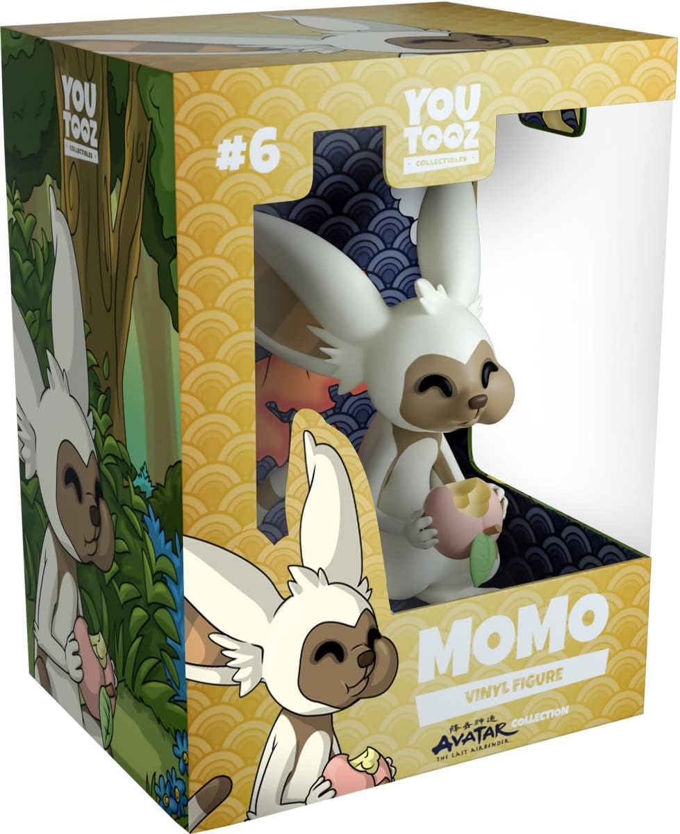 You Tooz Momo Vinyl Figure, 3.4" Momo from Avatar The Last Airbender, High Detailed Collectible Figure Avatar The Last Airbender Collection, Brown,White,Peach