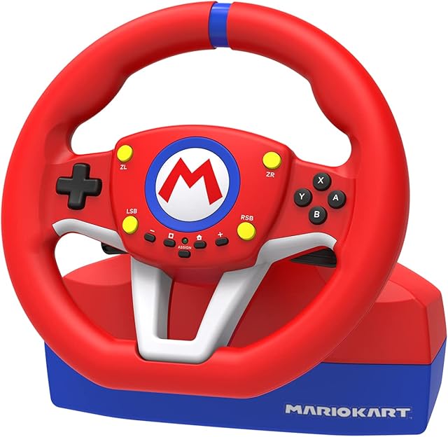 HORI Mario Kart Racing Wheel Pro Mini for Nintendo Switch (Nintendo Switch)
