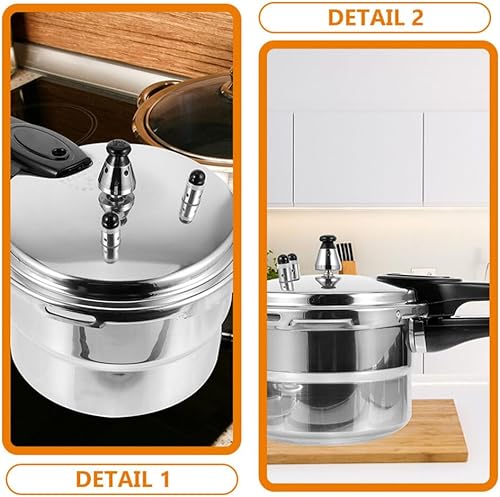 Miniatura 7 de Yardwe Olla a presión olla alta olla a presión de cocina estufa de gas olla de cocina olla de presión para el hogar olla de presión para cocinar