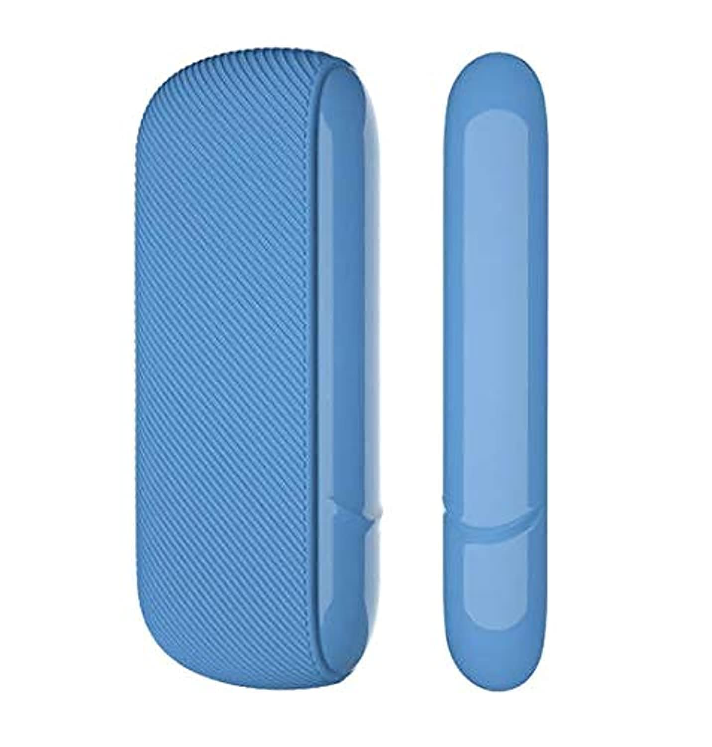 Goodern Compatible for Case and Side Cover 360 Degree Full Protective Case Cover Anti Dust and Scratches Carry Case Cover for IQOS 3.0/IQOS 3 DUO-Blue