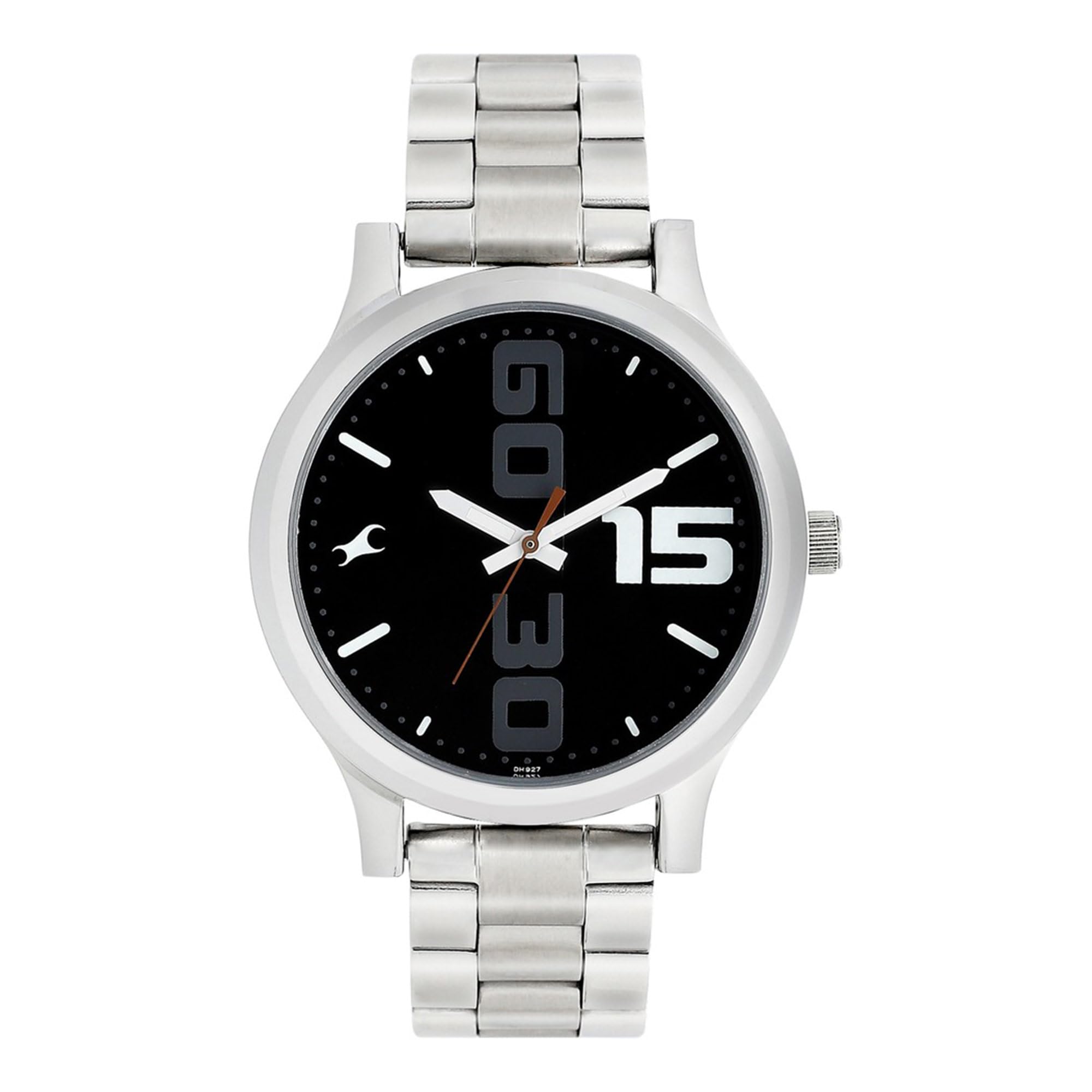 Fastrack Bold Quartz Analog Black Dial Stainless Steel Strap Watch For Men-NS38051SM04 (B07JWGR36T) Amazon Price History, Amazon Price Tracker