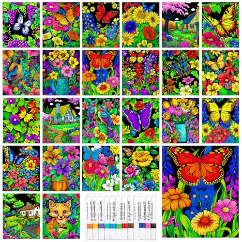 Zhanmai Watercolor Velvet Posters