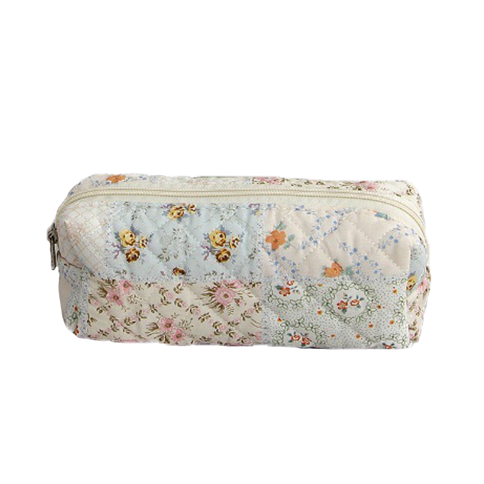Qiwenr Pencil Case, Cosmetic Bag, Aesthetic Pencil Case, Floral Pattern Toiletry Bag, for Makeup Bags, Wallets, Suitable for Daily use and Travel — image 1
