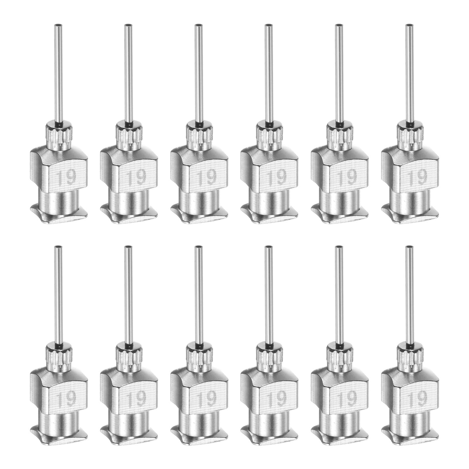 HARFINGTON 12pcs 18Gauge Stainless Steel Dispensing Needles, 1/2" All Metal Glue Needle Tube Blunt Tips Luer Lock for Thick Liquids, Ink, Glue, Lab Use — Amazon image 25