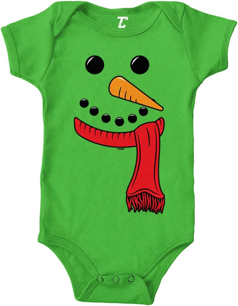 Snowman Face - Winter Snow Bodysuit