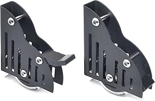 Sliding Library Ladder Floor Roller with Brake (2pcs), Floor Roller Sliding Barn Library Ladder Set Ladder Accessories Movable Furniture Hardware for Library Home Study