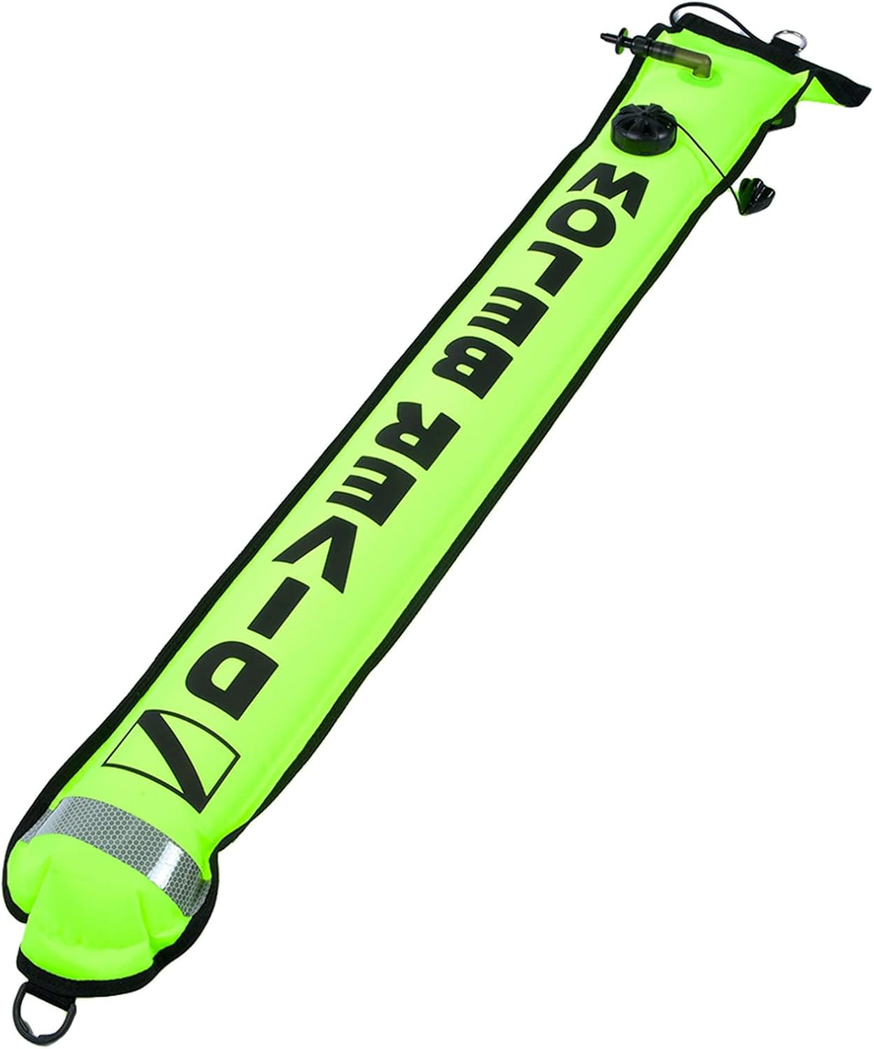 VINGVO Scuba Gear, Buoy Marker 5FT High Visibility Buoy with D Rings for Diving