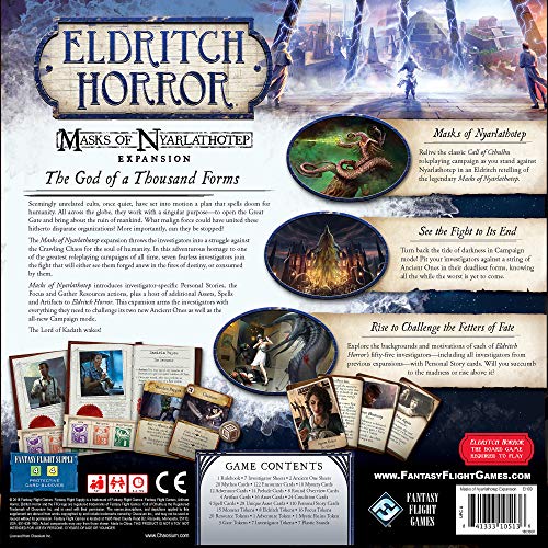 Fantasy Flight Games FFGEH09 Eldritch Horror: Masks of Nyarlathotep, Mixed Colours, Multicoloured - Image 3