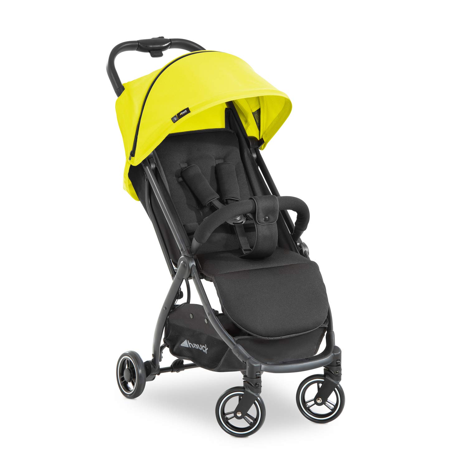hauck Swift X Canopy, Amarillo Neon - Capota Compatible Solo con Sillas de Paseo Swift X - Parasol Carro Bebe con Protección UV 50+ y Zona de Ventilación