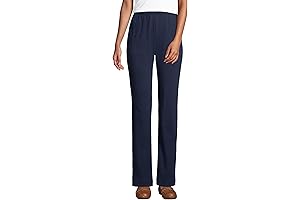 Lands' End Women's Sport Knit High Rise Pants: Comfort and Style United
