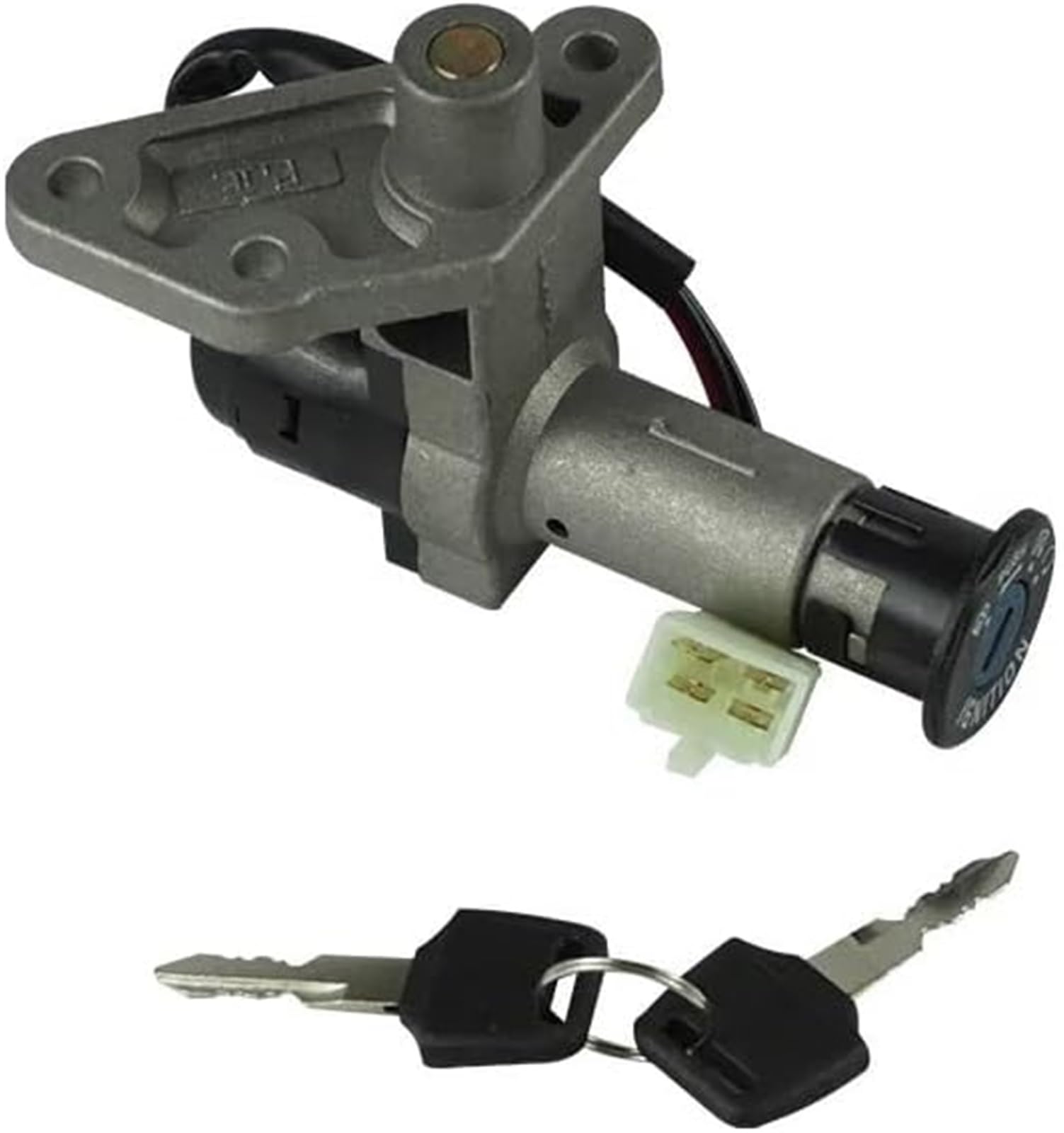 Set di chiavi per serratura interruttore cilindro accensione, per 150 R5R9 Accessori per moto con rubinetto per auto completo per Meccanismo di chiusura della porta