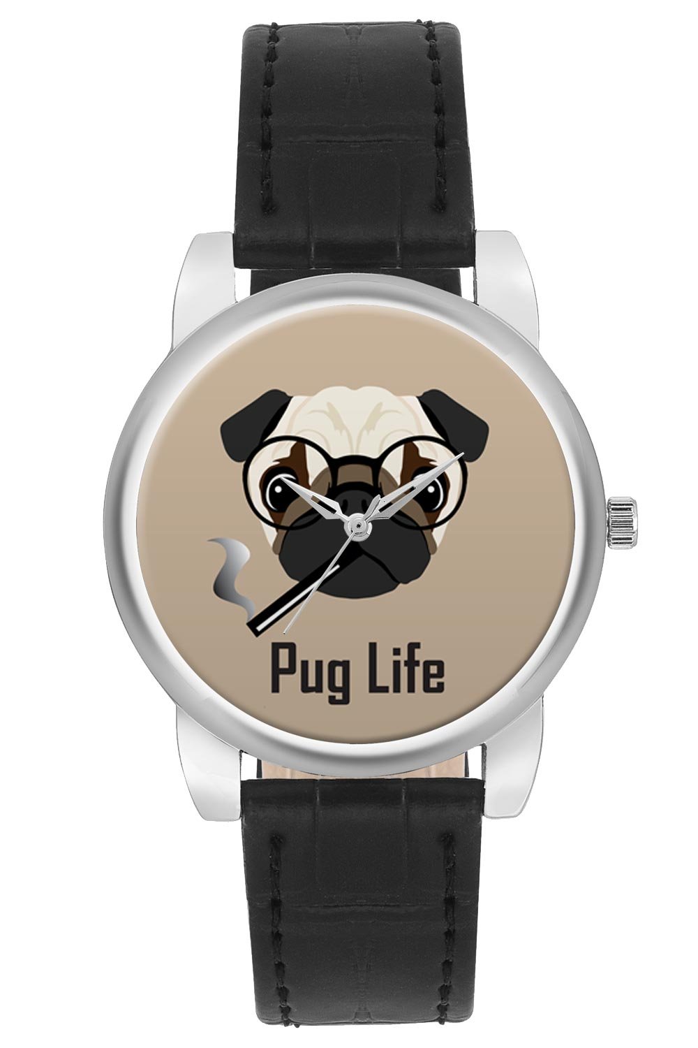 BIGOWL Pug Life Funny Dog Illustration Unique Branded Fashion Watch for Girl (B01IBEW7SY) Amazon Price History, Amazon Price Tracker