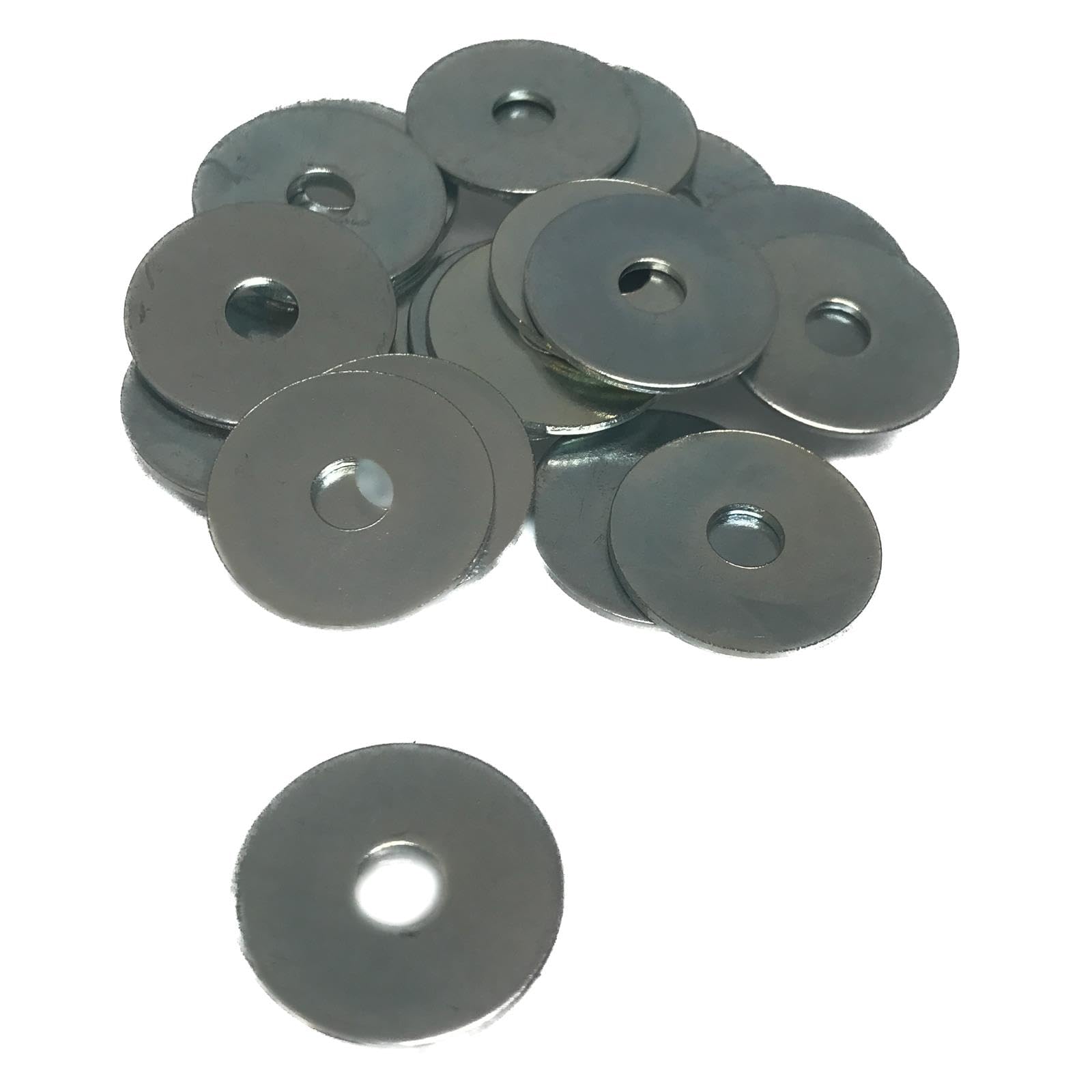 Thunderfix M6 X 25 X 1.5Mm Penny Mudguard Repair Washer Zinc Plated Steel (Pack Of 20)