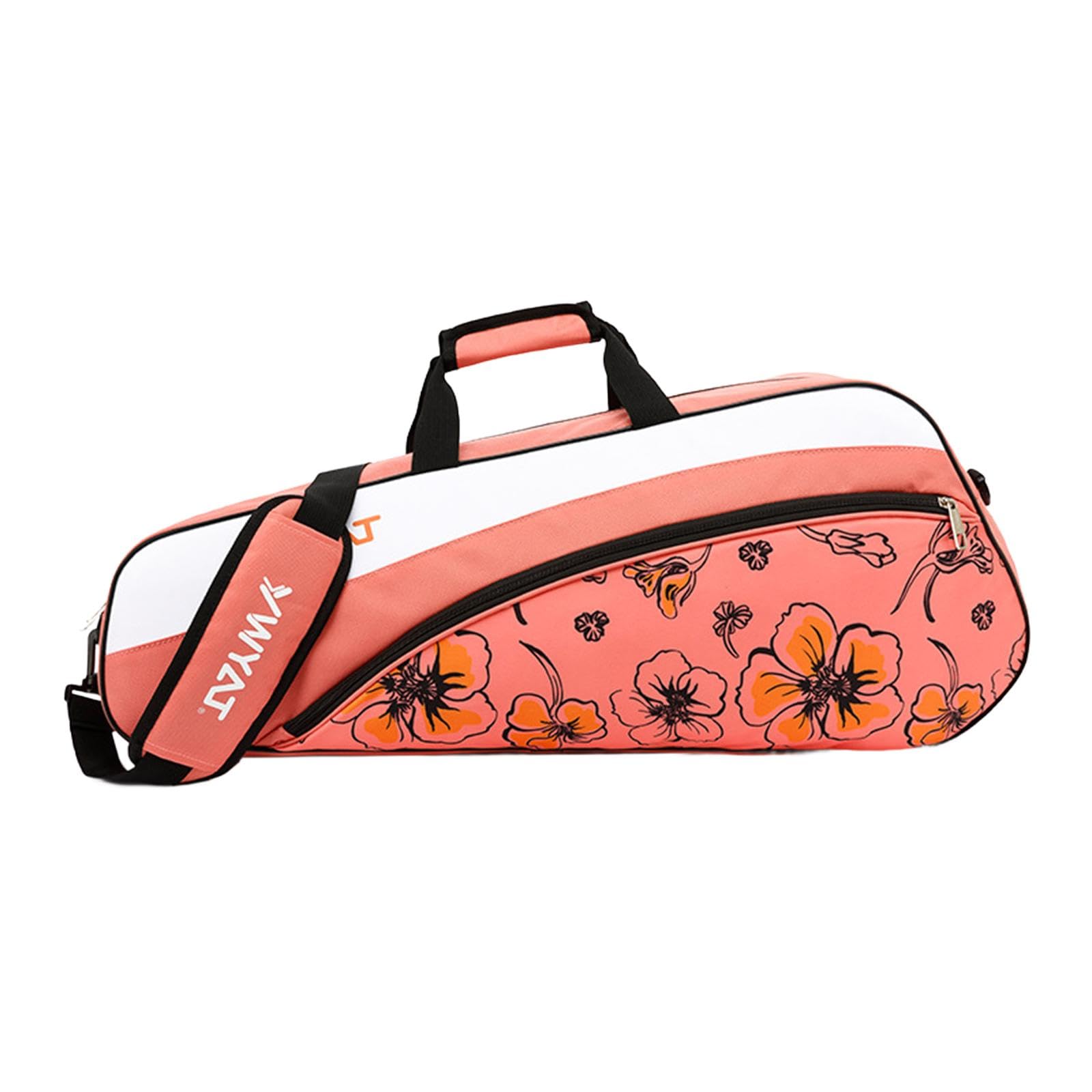 Badminton Racket Bag for Badminton Squash Racquets Pickleball Racket ES Pink-image-37