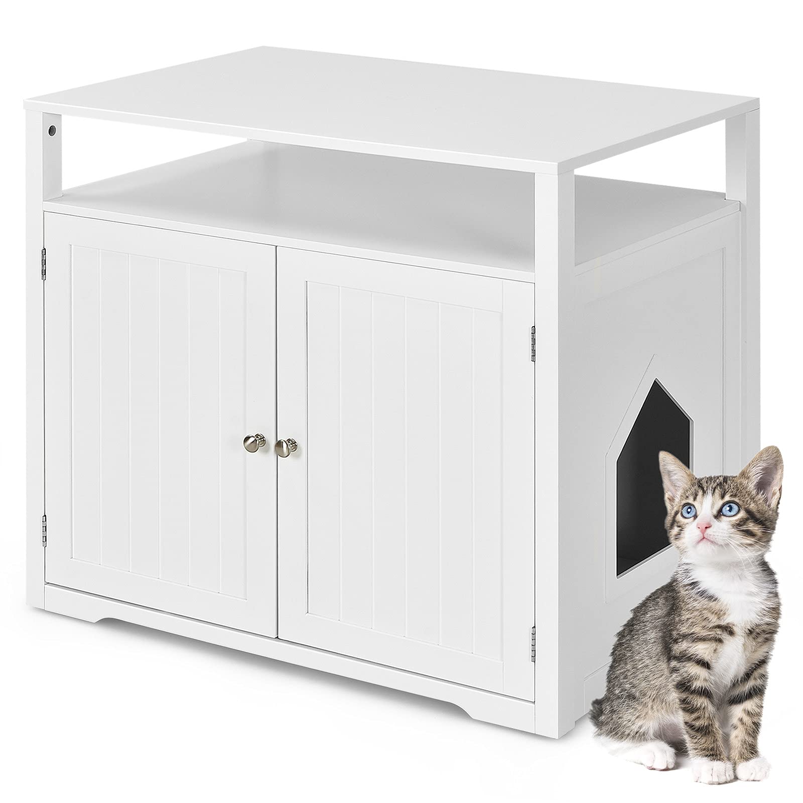 litter box side table