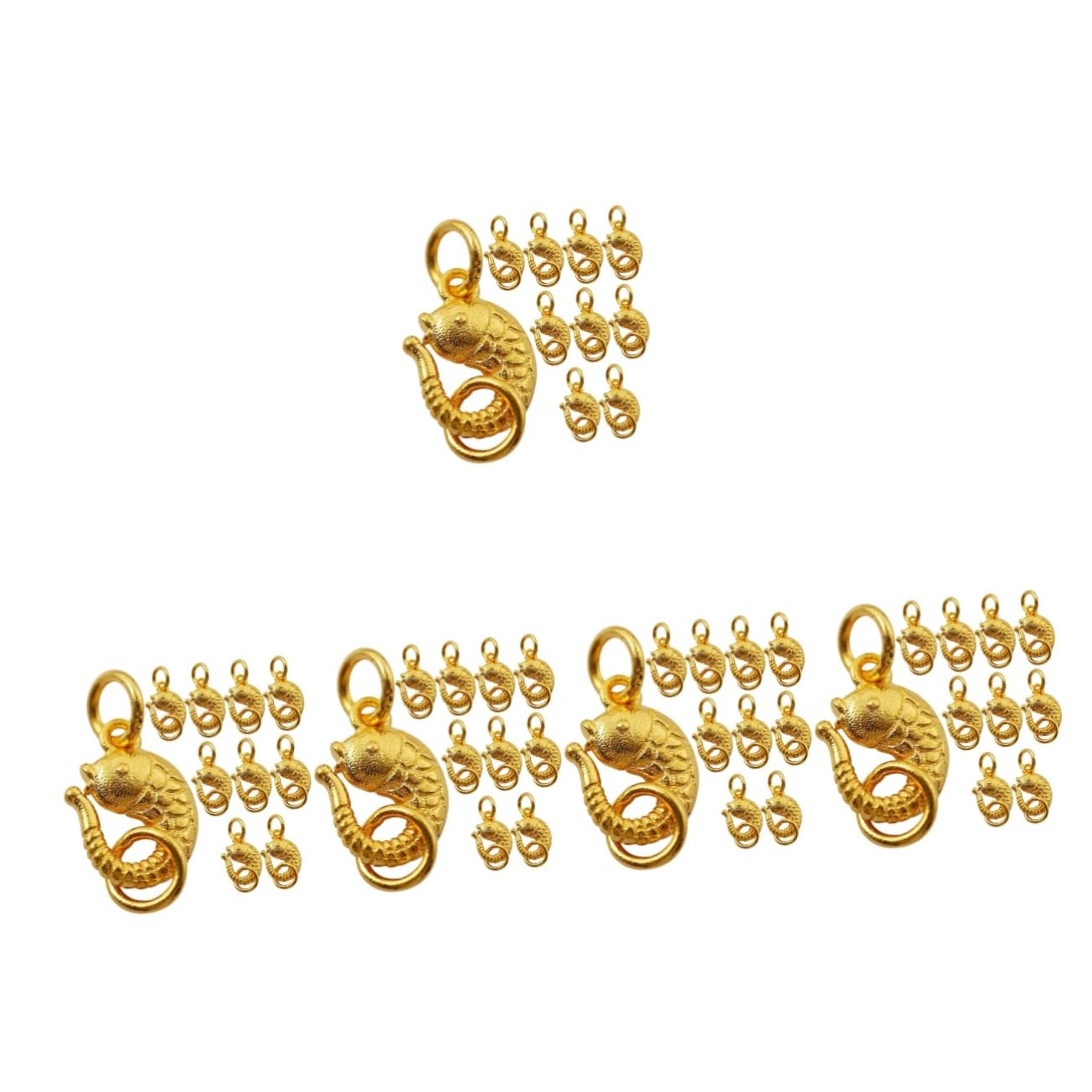 NUOBESTY 50pezzi Chiusure Per Collane e Bracciali Connettori Per Gioielli Facili Da Installare e Resistente All Usura Design Elegante