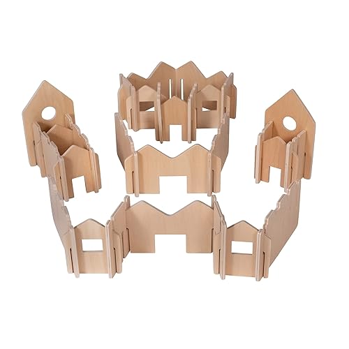 Miniatura 2 de THE FRECKLED FROG - FF410 The Freckled Frog Happy Architect - Natural - Juego de 28 - A partir de 2 años - Bloques de construcción de madera para