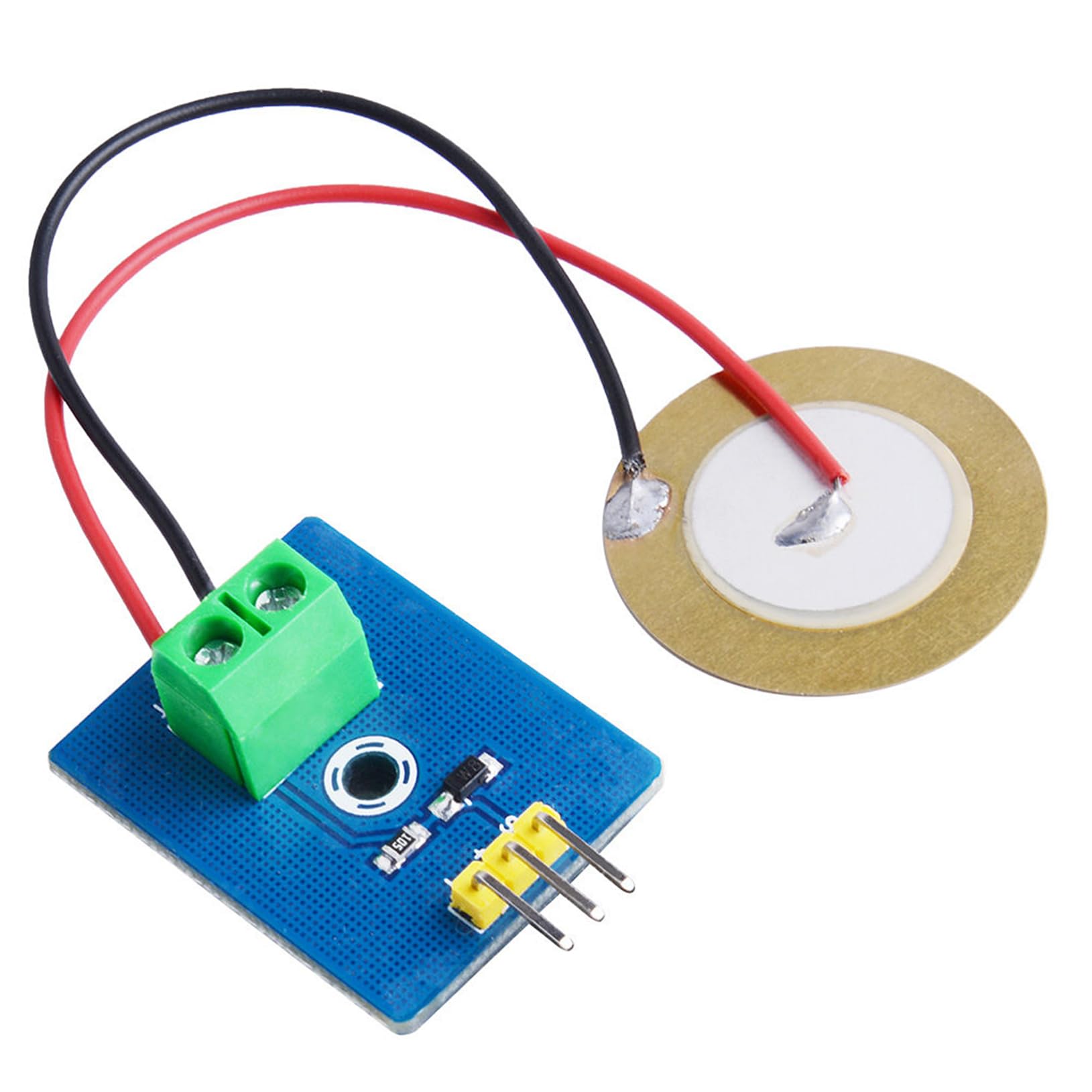 ULDIGI 20pcs Piezo Pickup Piezo Amplifiers Discs Musical Instrument Sounder Sensor for Drums and Instruments