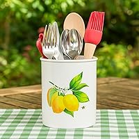 Vista 10 de Reston Lloyd Utensilios multiusos – Pequeño soporte de plástico para cucharas, cubiertos, herramientas y más – Organizador de encimera