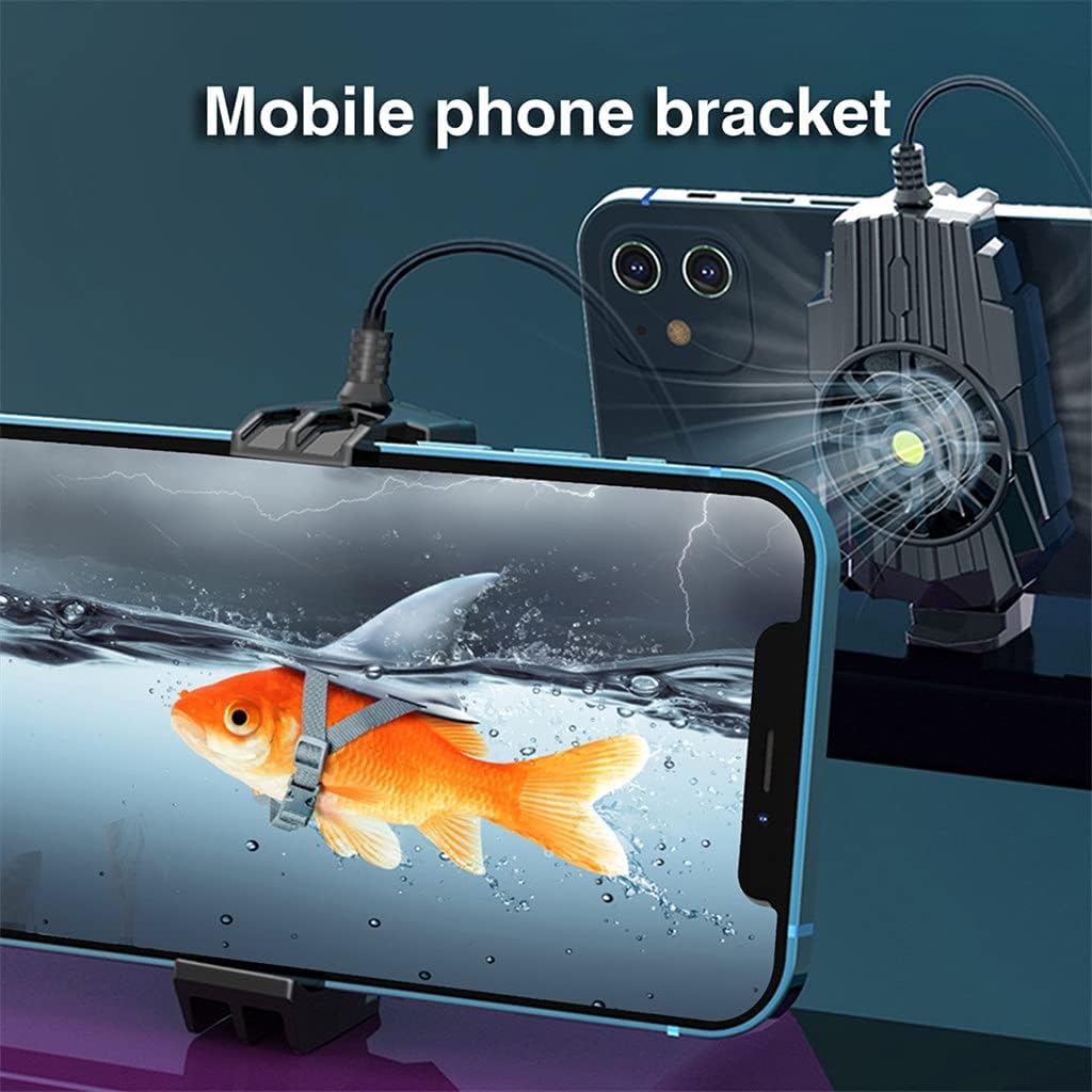 Cooling Fan Powered Game Mobile Phone Cooler Cell Phone Radiator Snap-on Cooling Tool