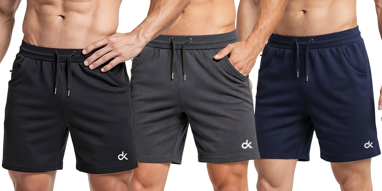 Men's Workout Shorts Combo (Pack of 2), Gym, Training, Running, Sports Shorts for Men, Quick Dry Stretchable Polyester with Pockets, 5 Inch Inseam-picture-12
