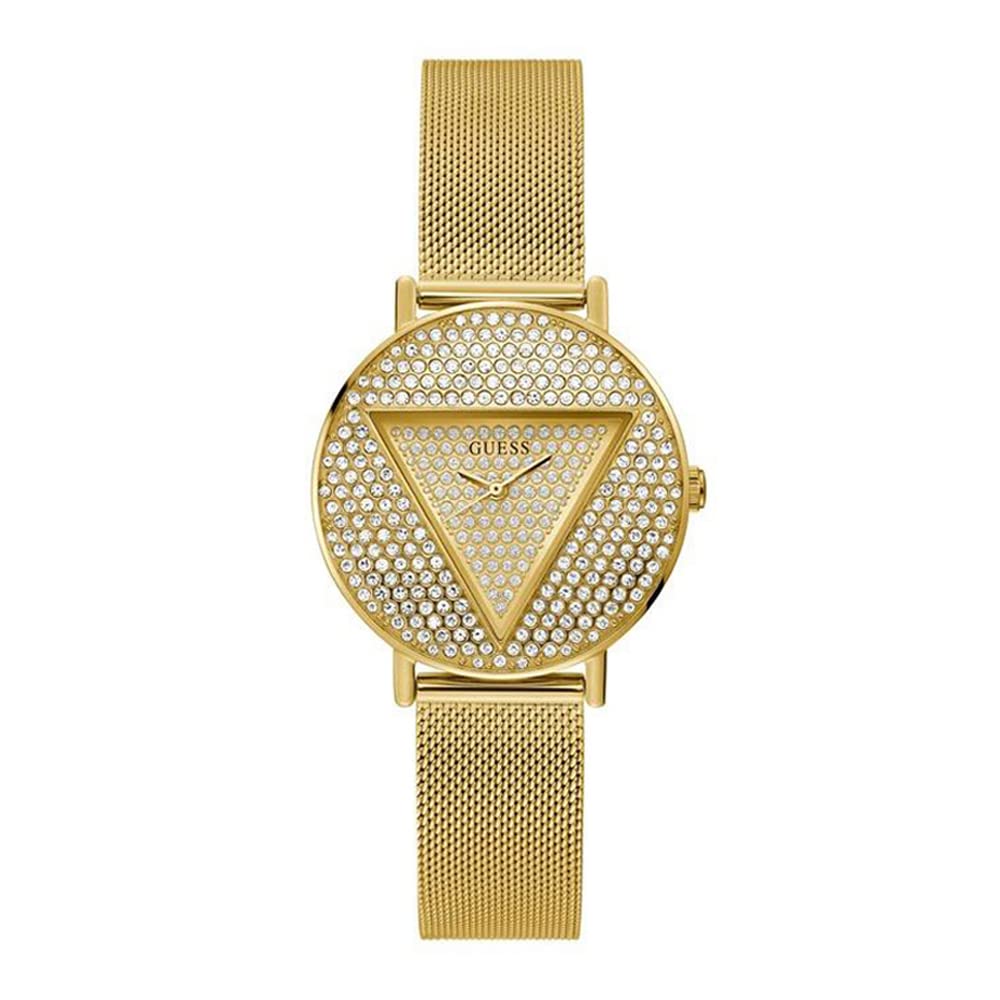 Guess Iconic Collection 3 Hand Womens Analog Beige Dial Coloured Quartz Watch, Round Dial with 36 mm Case Width - GW0477L2 (B0B5F7V7YC) Amazon Price History, Amazon Price Tracker
