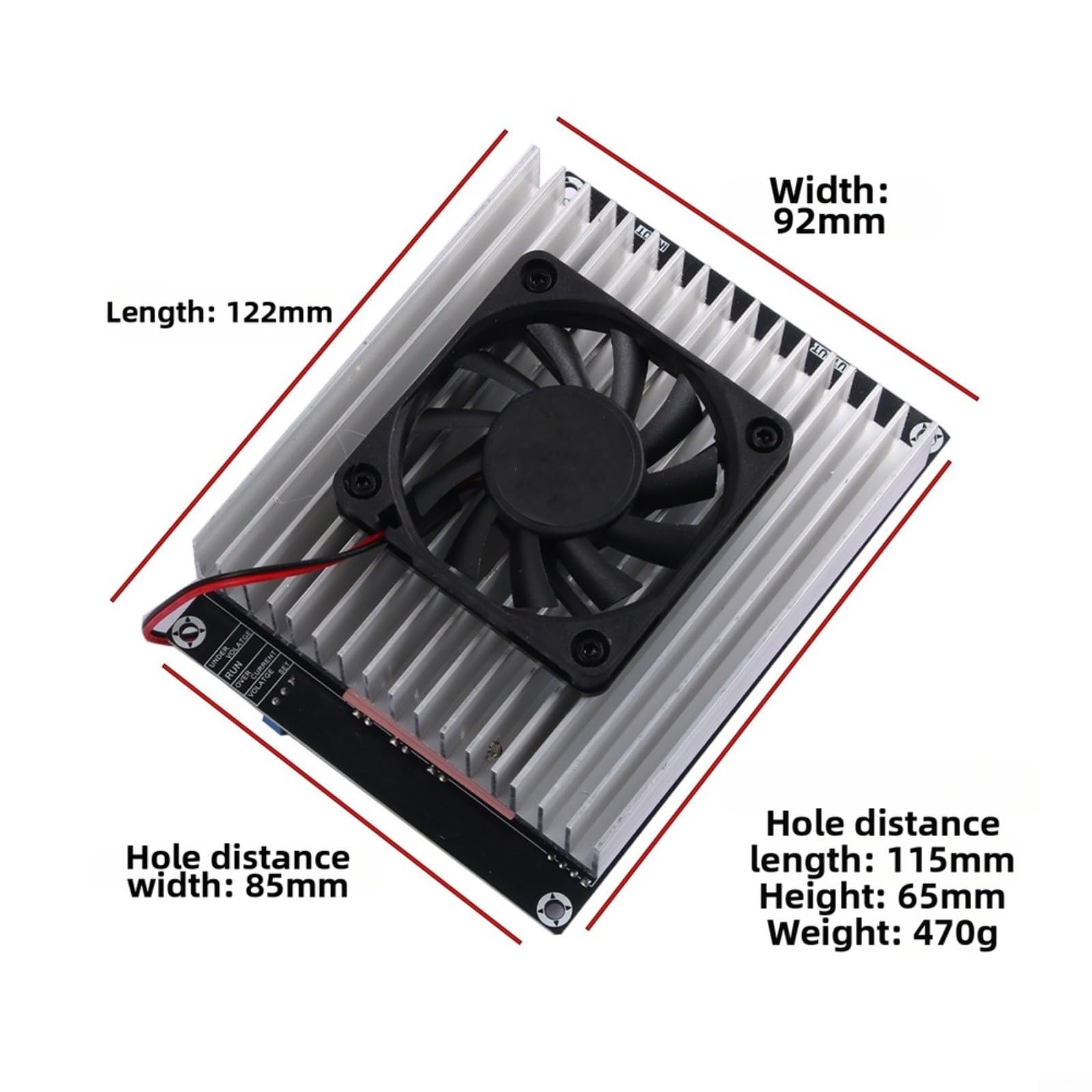 Convertidor de impulso de 1200 W, módulo de alimentación ajustable de 50 A, para potenciador de audio, diseños de inductor dual, con protección contra sobrecorriente, entrada CC 10-30 V a
