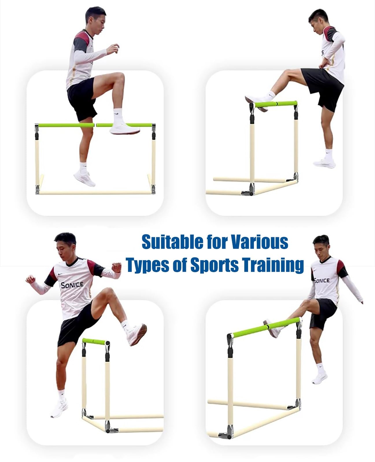 Obstáculos para Saltar Vallas de Atletismo Portátiles y Desmontables