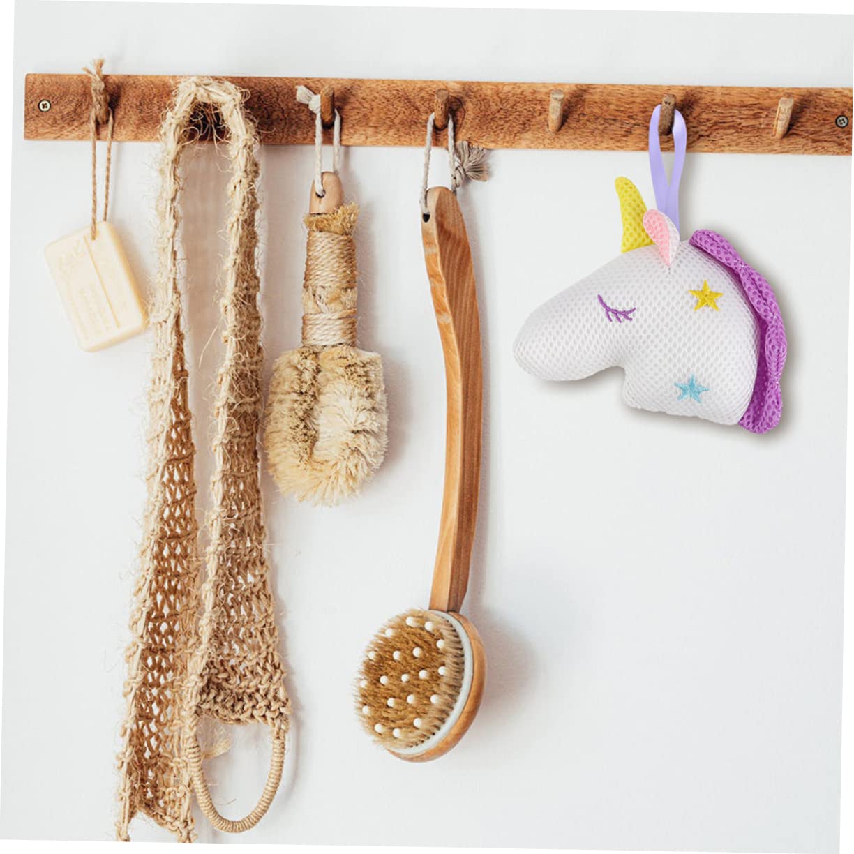 Beavorty 6piezas Esponjas De Baño De Unicornio Exfoliantes y Divertidos Bolas De Para Adultos y Diseño Adorable Fuerte y Perfectos Para Higiene Diaria