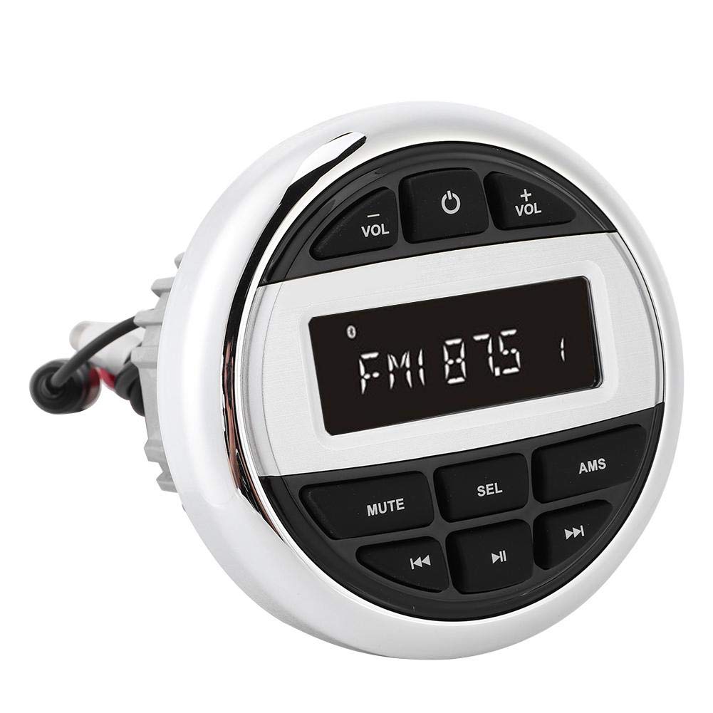 Odtwarzacz MP3, wodoodporny odtwarzacz MP3 Bluetooth, cyfrowe radio stereofoniczne FM AM Audio USB ładowanie do motocykla na jachcie morskim