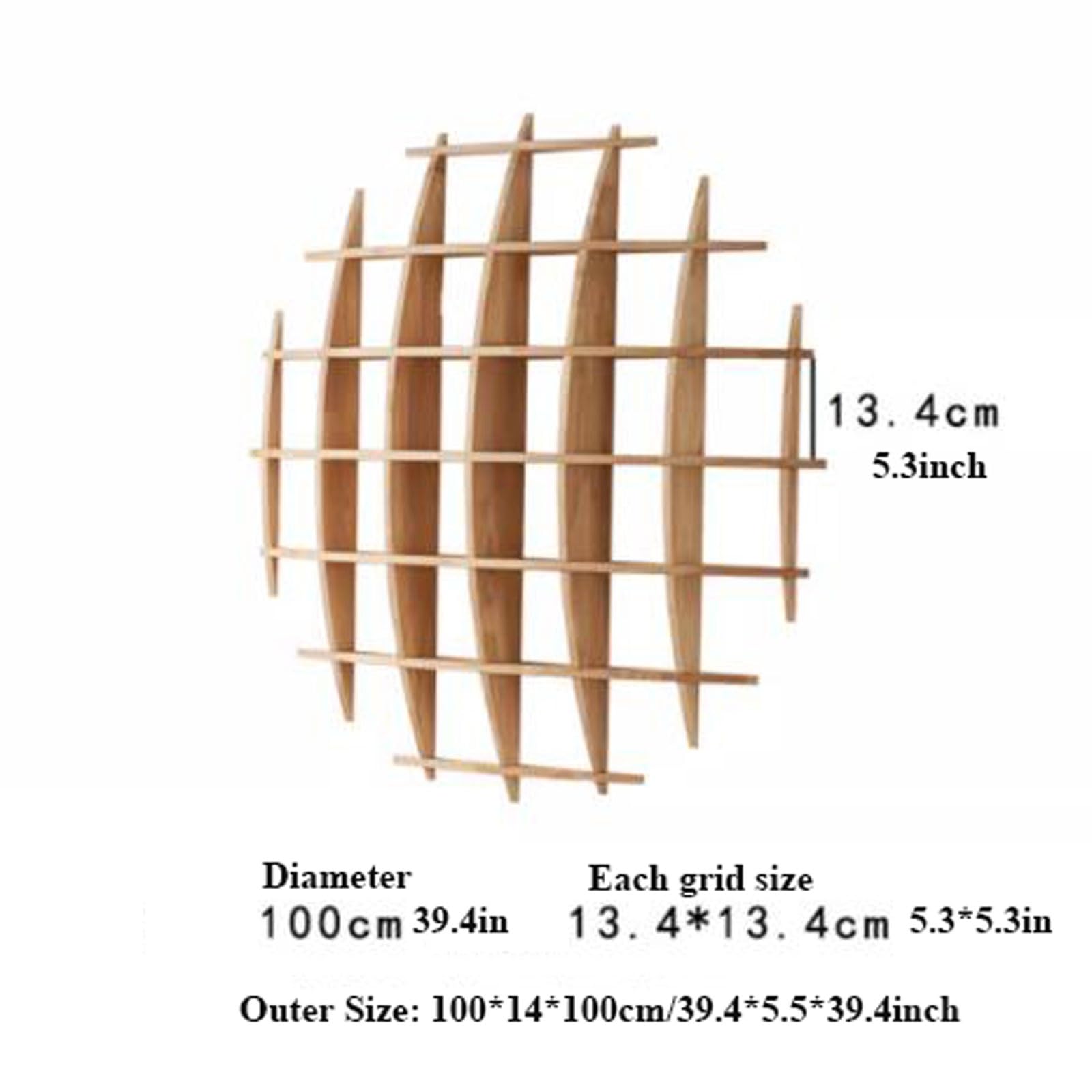 Große schwebende Regale mit mehreren Ebenen, dekorative Wandregale Dekoration (100 cm)
