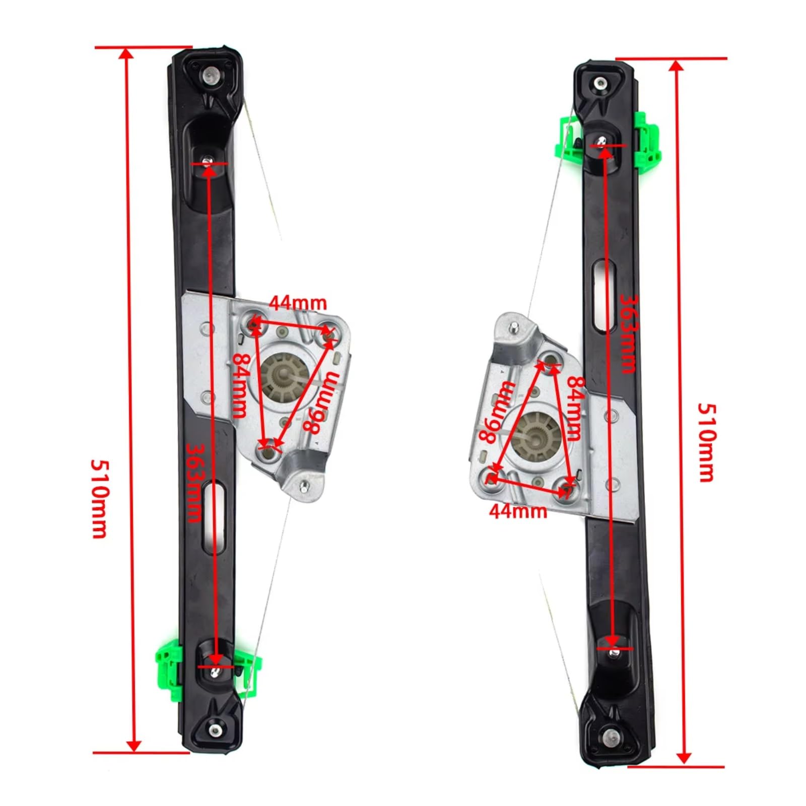 Alzacristallo Elettrico Per Bmw Per M3 2008-2011 Auto | Alzacristallo elettrico posteriore sinistro/destro senza motore Parti di ricambio(1Pc Rear Left)