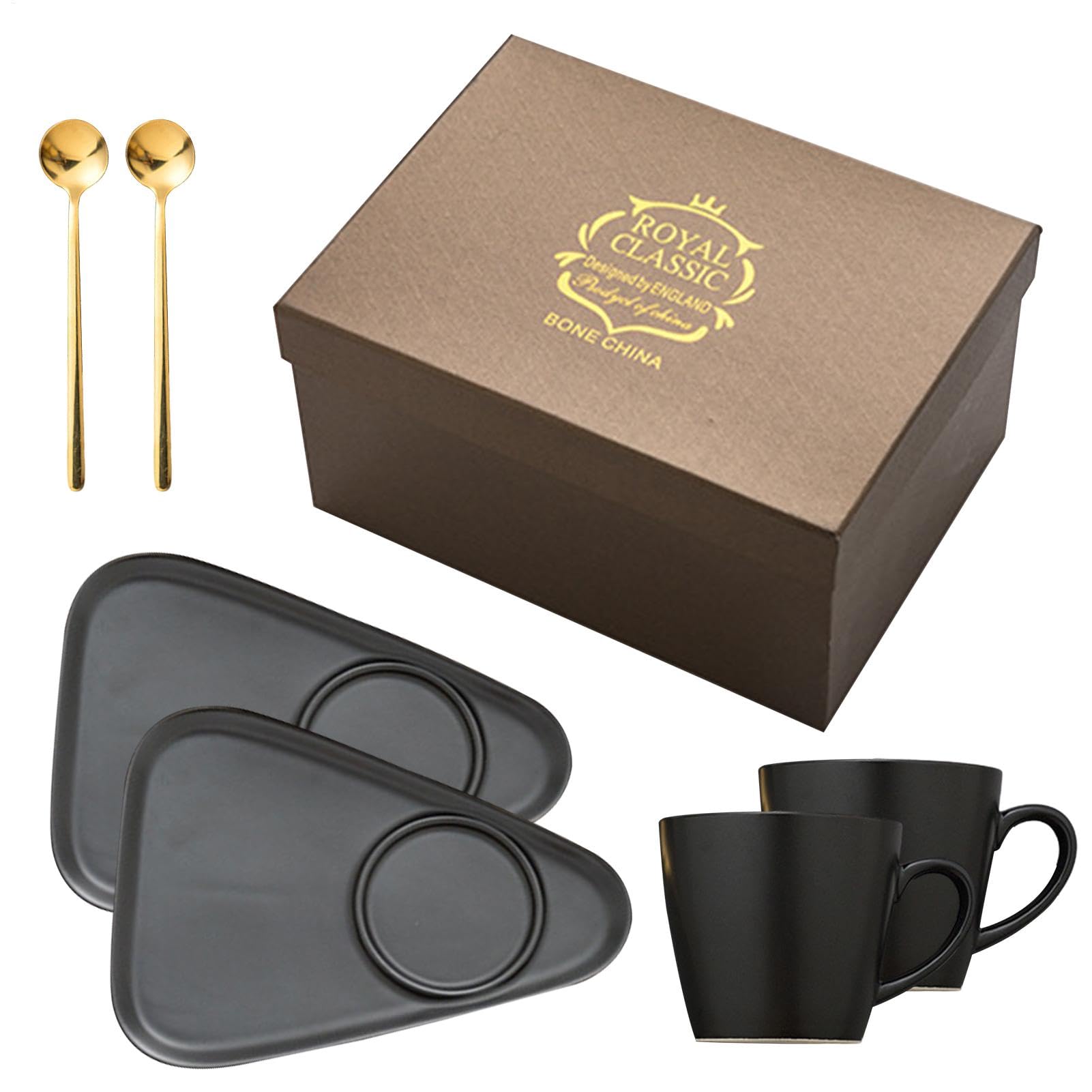 Tazas De Café Expreso,Juego De Tazas De Capuchino Tazas de café expreso | Tazas Demitasse para novia, esposa, amiga, hermana, hija