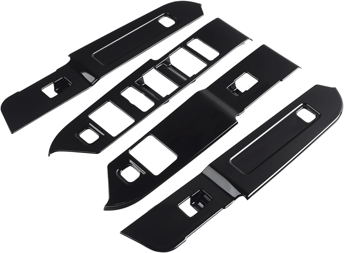 HIGH FLYING 2020-2024 for Land Rover Defender 110 Car Interior Accessories Window Switch Cover ABS Gloosy Black 4pcs (Glossy Black)