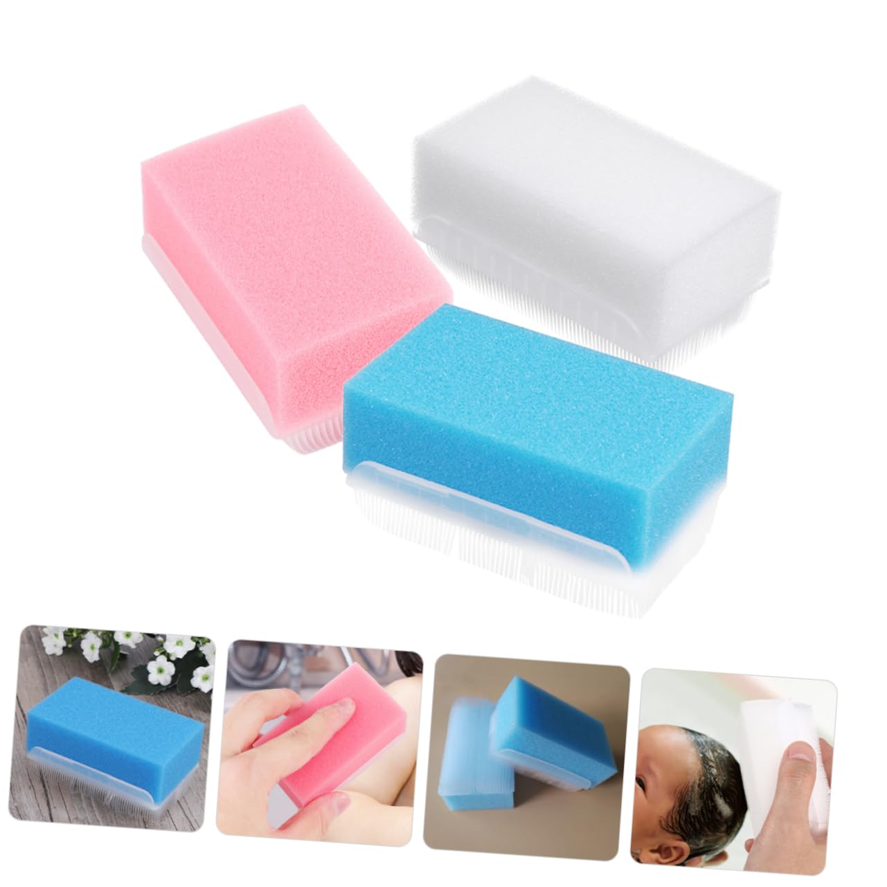 15pezzi Spazzole Da Bagno Per Strumenti Sensoriali Portatili Per Stimolazione Tattile Per Bagno e Attività Educative