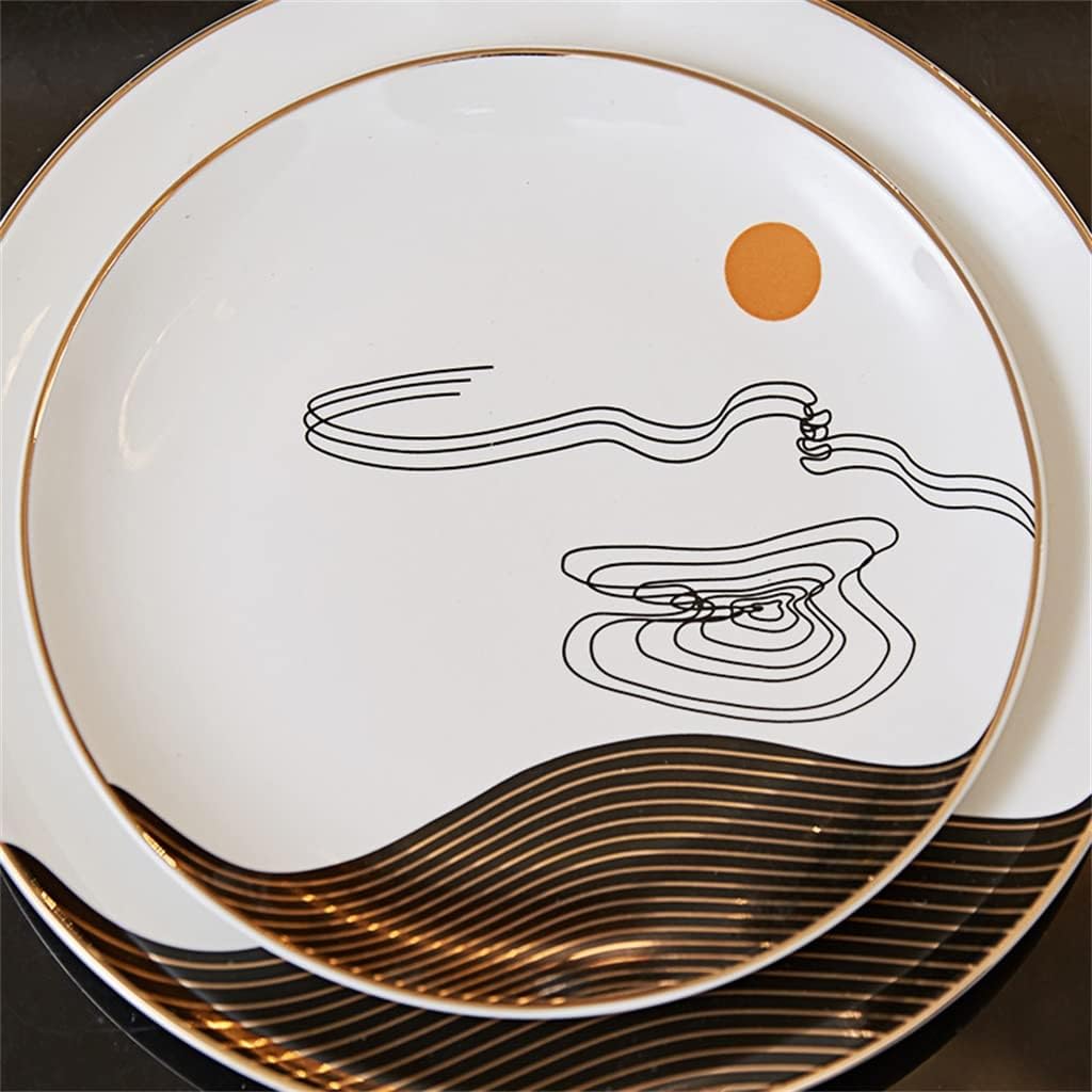 Ceramic Cutlery Set Table Decoration Napkin Placemat Dinner Plate Home Kitchen Tableware