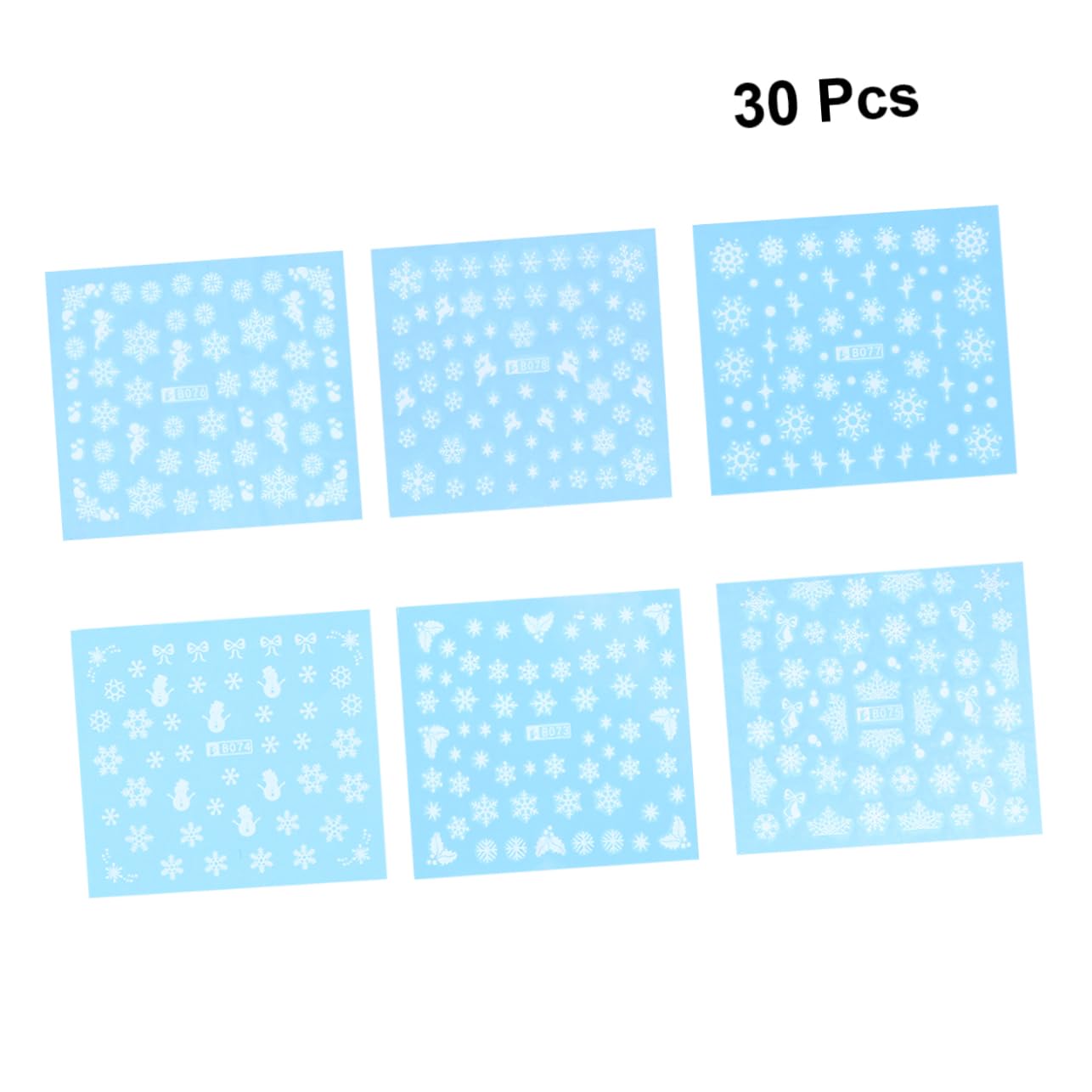 minkissy 90piezas Pegatinas De Uñas Para Decoración Navideña Calcomanías Autoadhesivas Para Manicura Diseño Creativo y Duradero Para Fiestas y Eventos