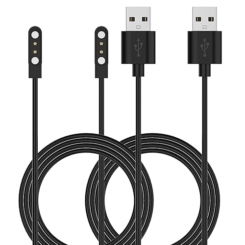 RuenTech Compatible con el cargador de reloj inteligente Togala P99Jugeman P99Motast P99CASCHO P98QCOQ P98, cable de carga de repuesto de 3.3 pies