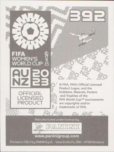 Miniatura 2 de 2023 Panini FIFA Women's World Cup Stickers #392 Sandy Baltimore France Mini Sticker Soccer Futbol Trading Card