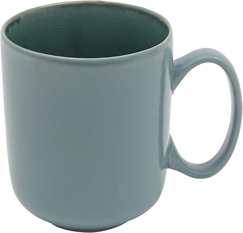 Miniatura 9 de Baum -Essex - Juego de vajilla de 16 piezas para 4, hermosa decoración del hogar incluye platos llanos, platos de ensalada, cuencos y tazas (azul