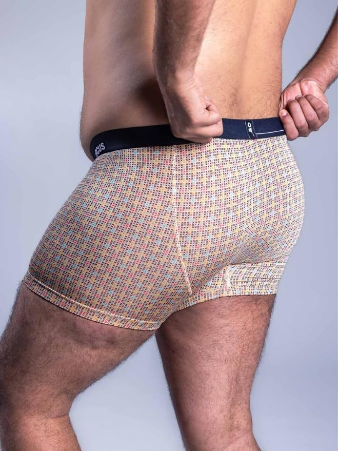Image of &Circus Men's Puresoft Beechwood Modal Boxer Brief | Ultra Soft Mens Breathable Boxer Briefs Innerwear Men