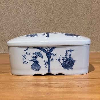 Amazon.co.jp: 有田焼 雅峰窯 バターケース 異人さん : ホーム