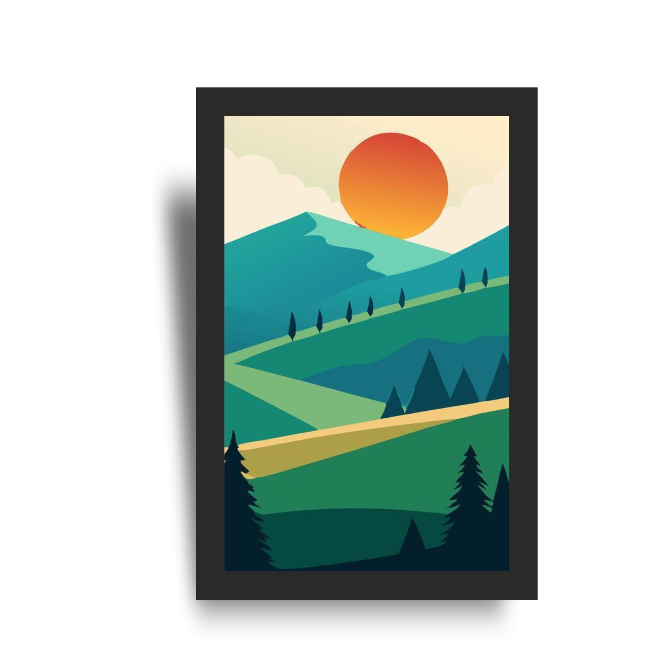 Autumn Forest Path Wall Art Set of 3 – view 4