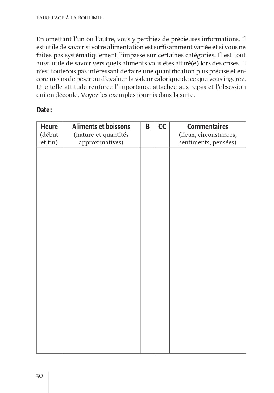 Faire face à la boulimie: Une démarche efficace pour guérir