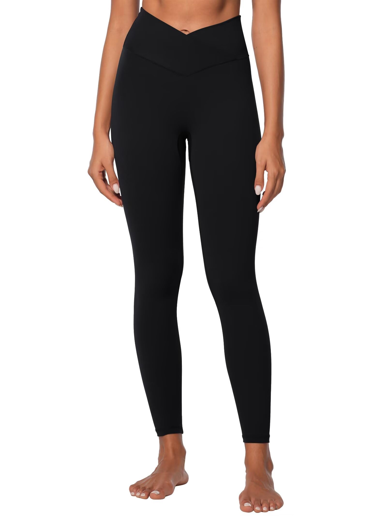 Sunzel Sunzfly Hidden Butt Lifting Scrunch Workout Leggings for Women, Crossover High Waist Yoga Pants with Tummy Control