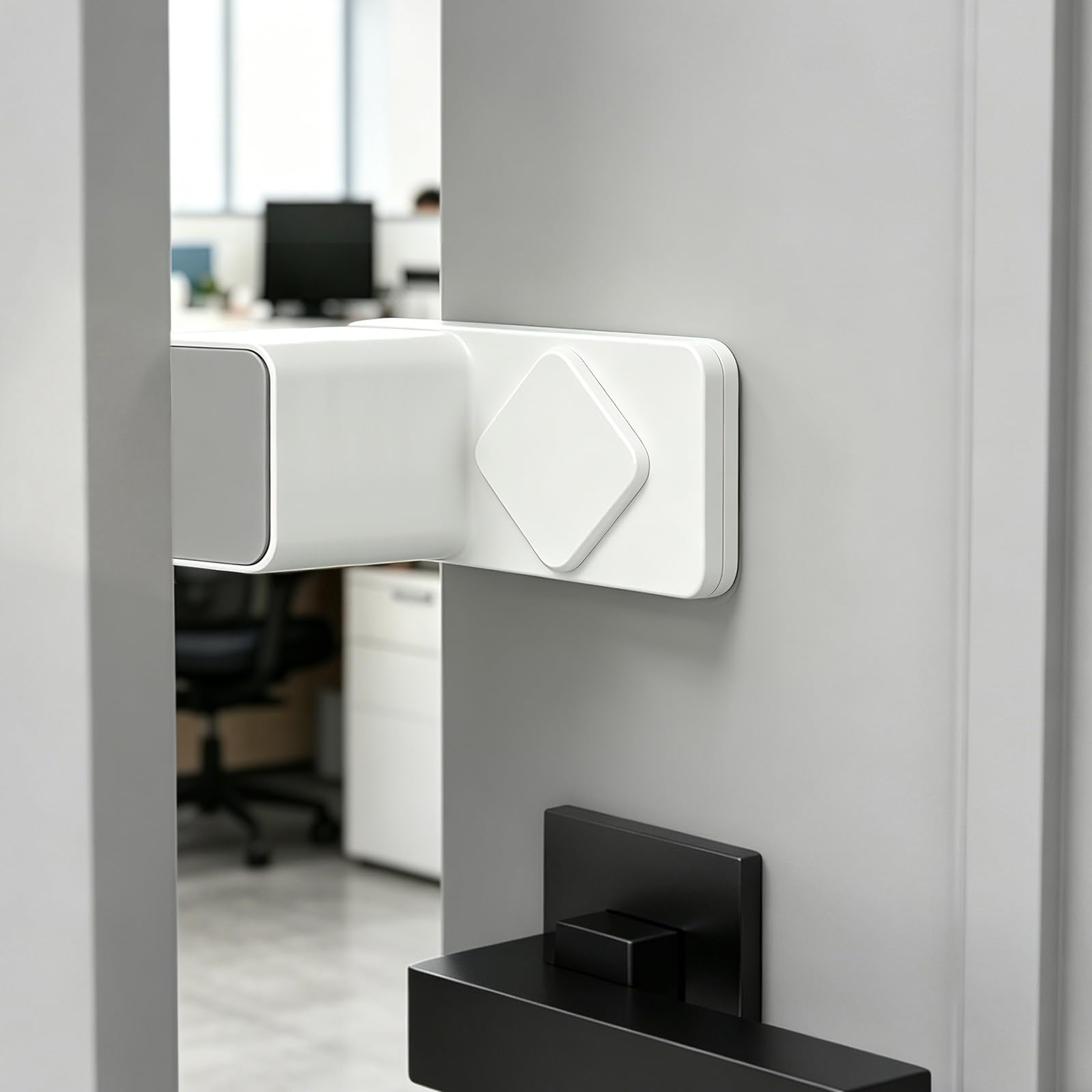 Butée de porte à tête carrée rotative en silicone pour bloquer les claquements de porte