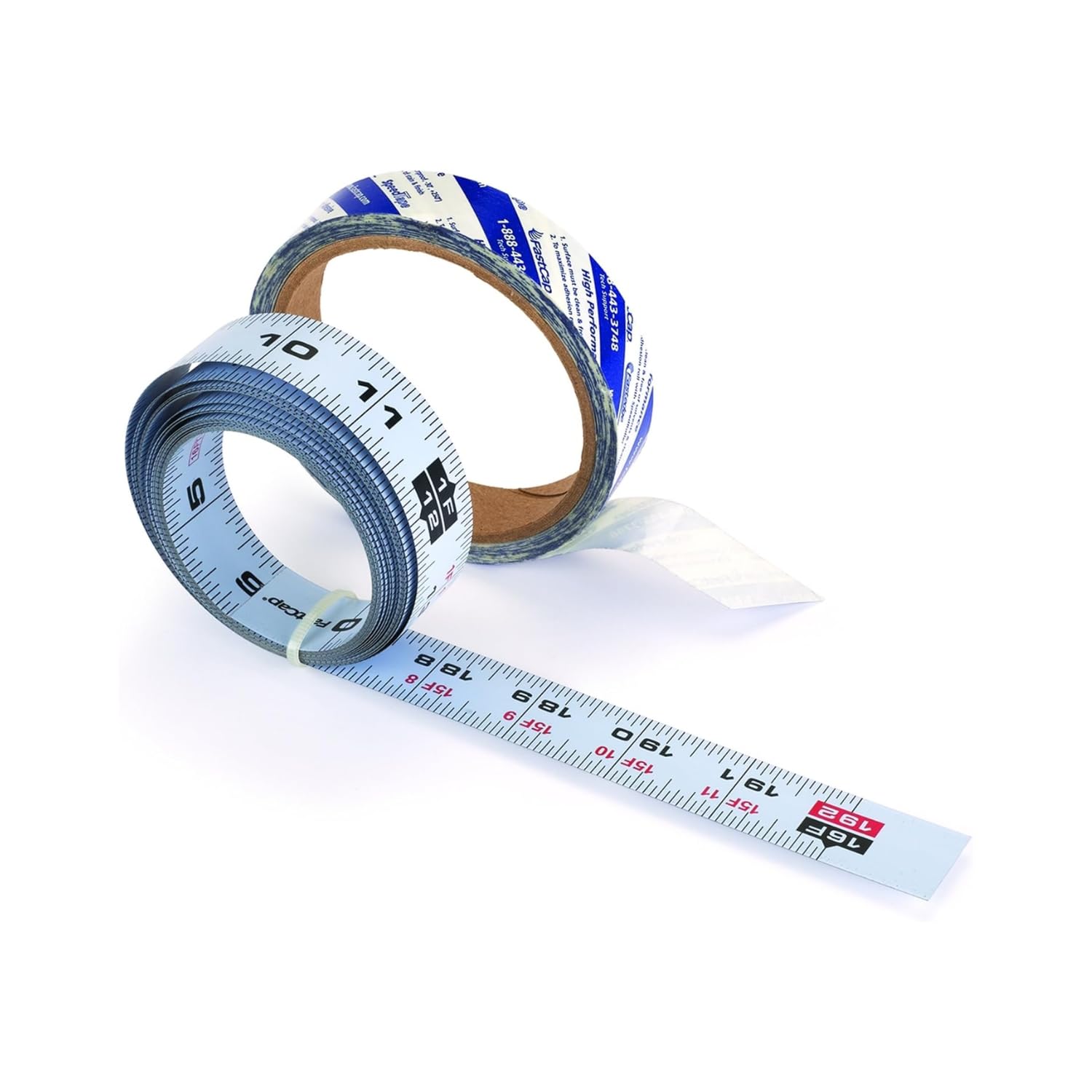 FastCap Peel & Stick Standard/Metric Measuring Tape - Perfect for Professionals and Home Improvement - Ideal for Layout & Cutting Stations - 16'