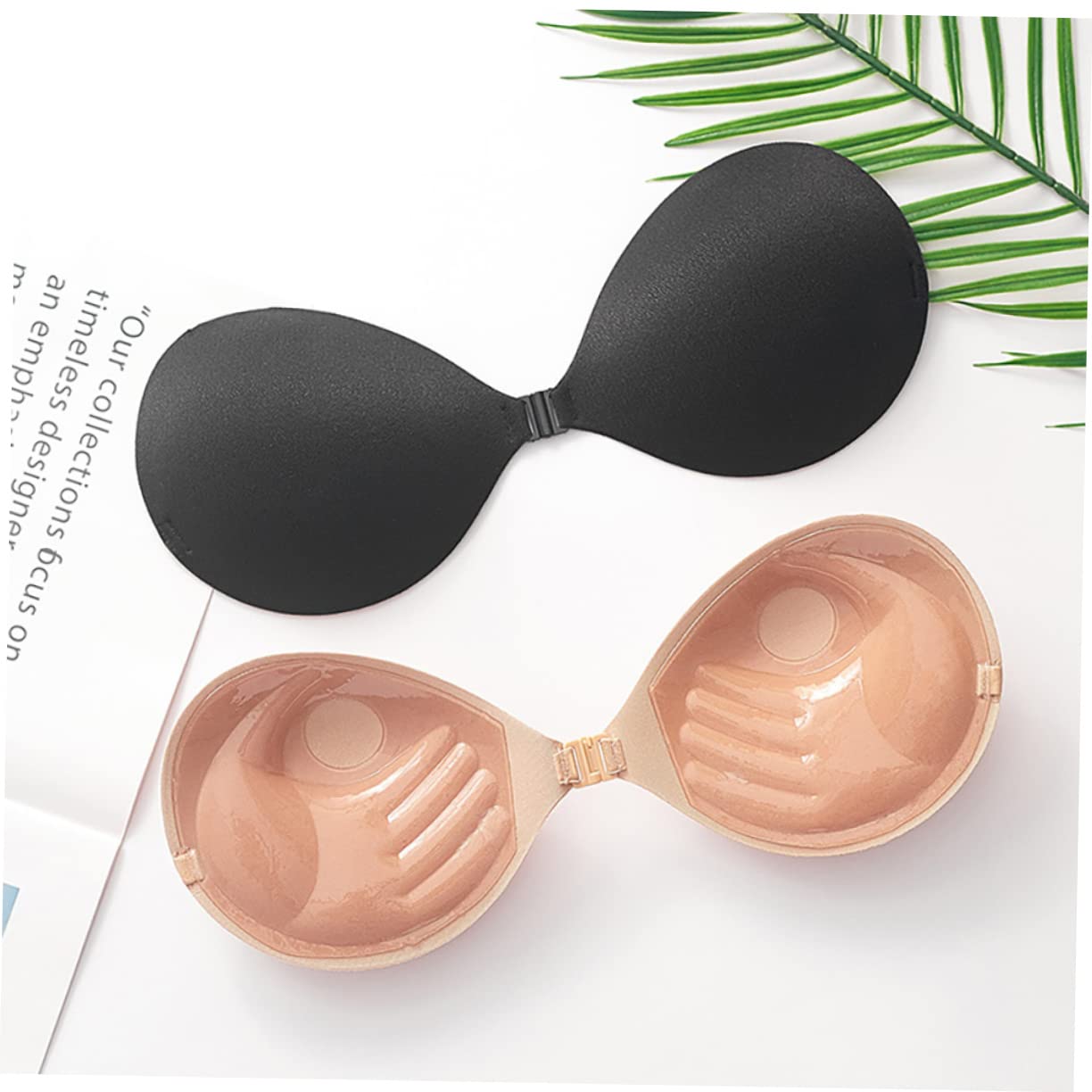 GALPADA Pegatinas de sujetador adhesivo sujetador de vestido sin espalda push up bra sujetadores sin tirantes sujetador de sujetador de gel de sílice